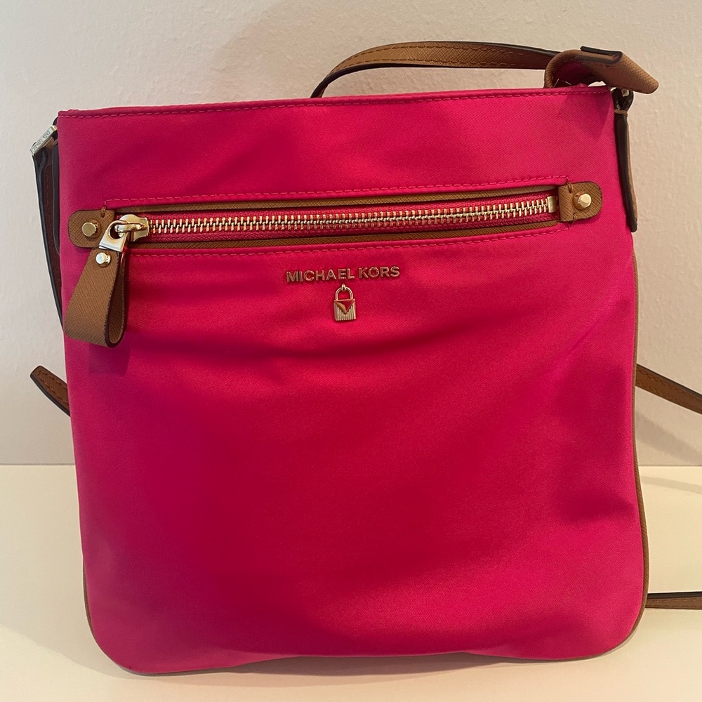 Hot Pink Michael Kors Crossbody Purse